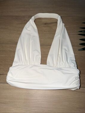 Princes Polly Jordie  white  Halter Crop Top size us 4 summer 
Clubbing